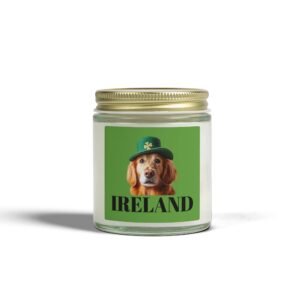Ireland Dog Lover Scented Candles, Home Decor Gift, Unique Candle for Dog Owners, Pet-Themed Aromatherapy, French Bulldog Inspired
