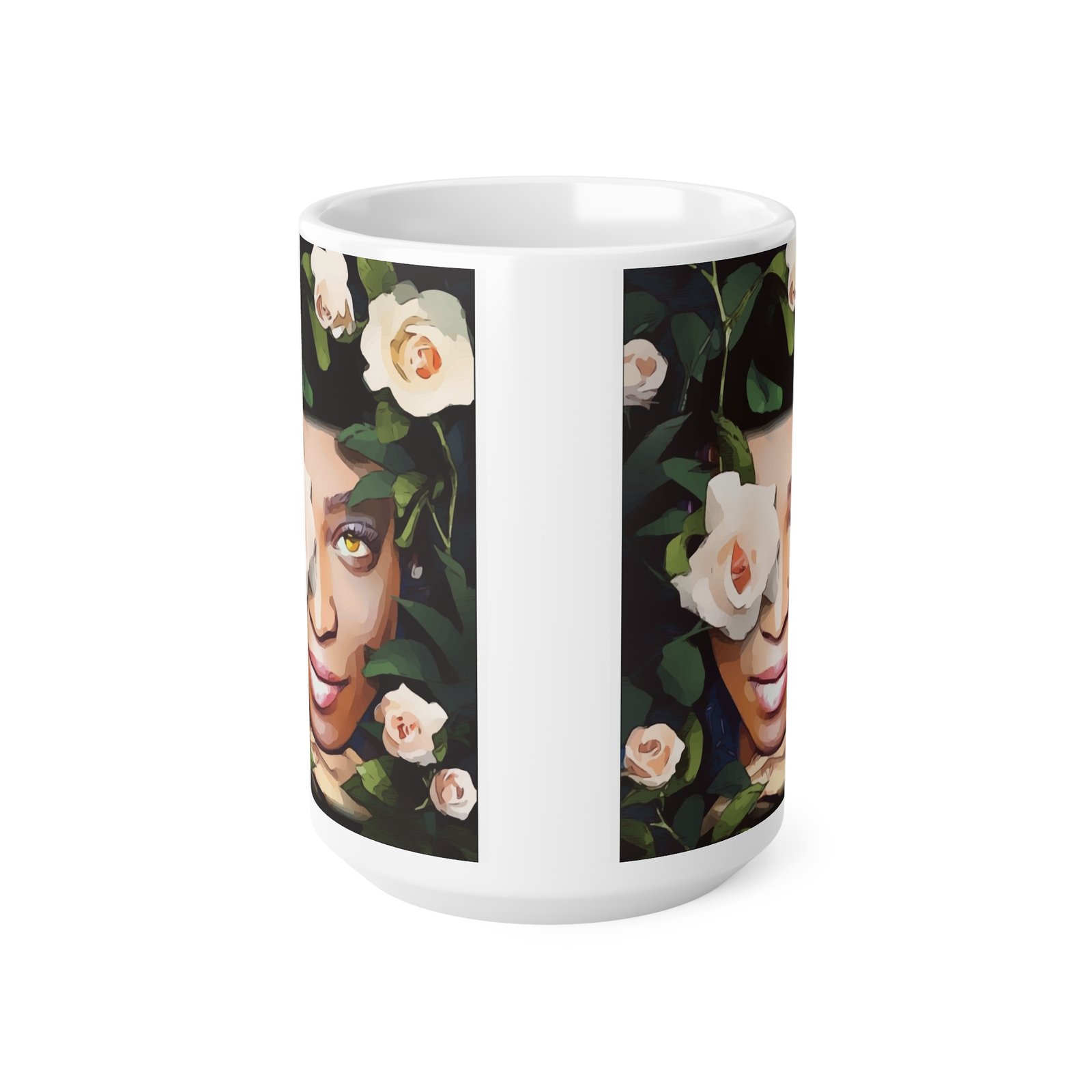 Hidden Print Ceramic Coffee Cups, 11oz, 15oz - Image 5