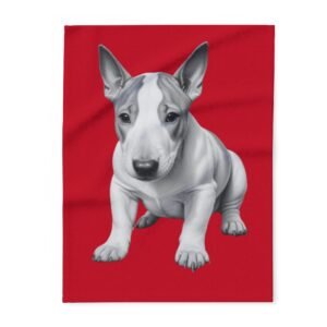 English Bull Terrier Puppy Arctic Fleece Blanket