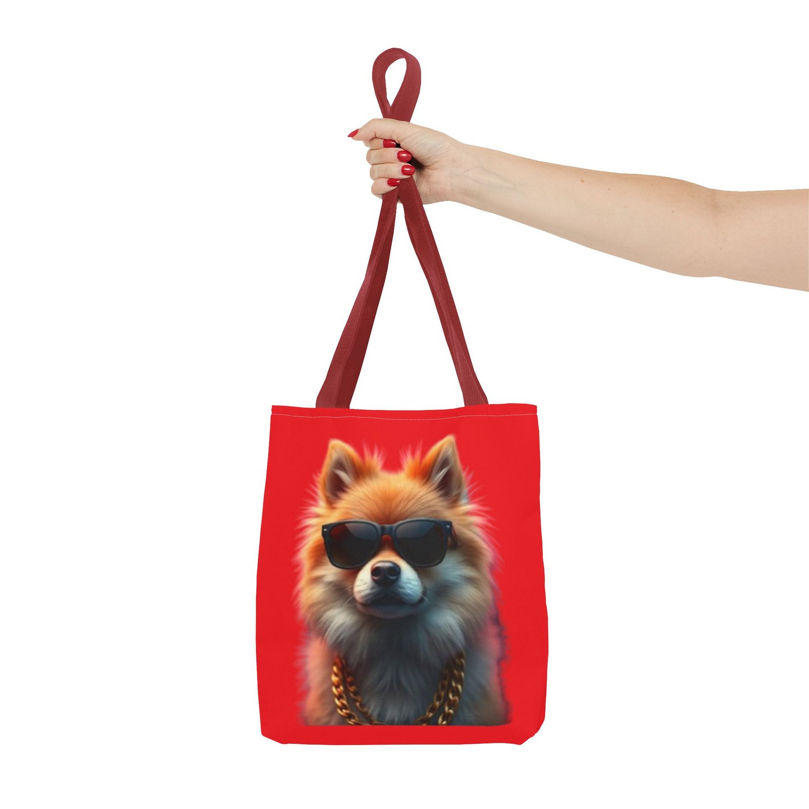 Pomeranian Stylish Dog Tote Bag, Trendy Pet Lover Gift, Funky Beach Bag, Cute Tote for Dog Owners, Fun Shopping Bag - Image 8