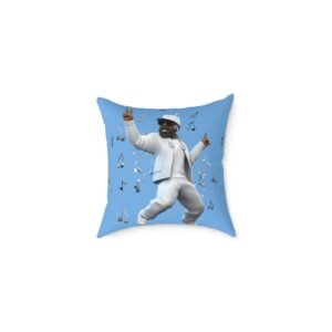 Music Man Cushion Square Poly Canvas Pillow