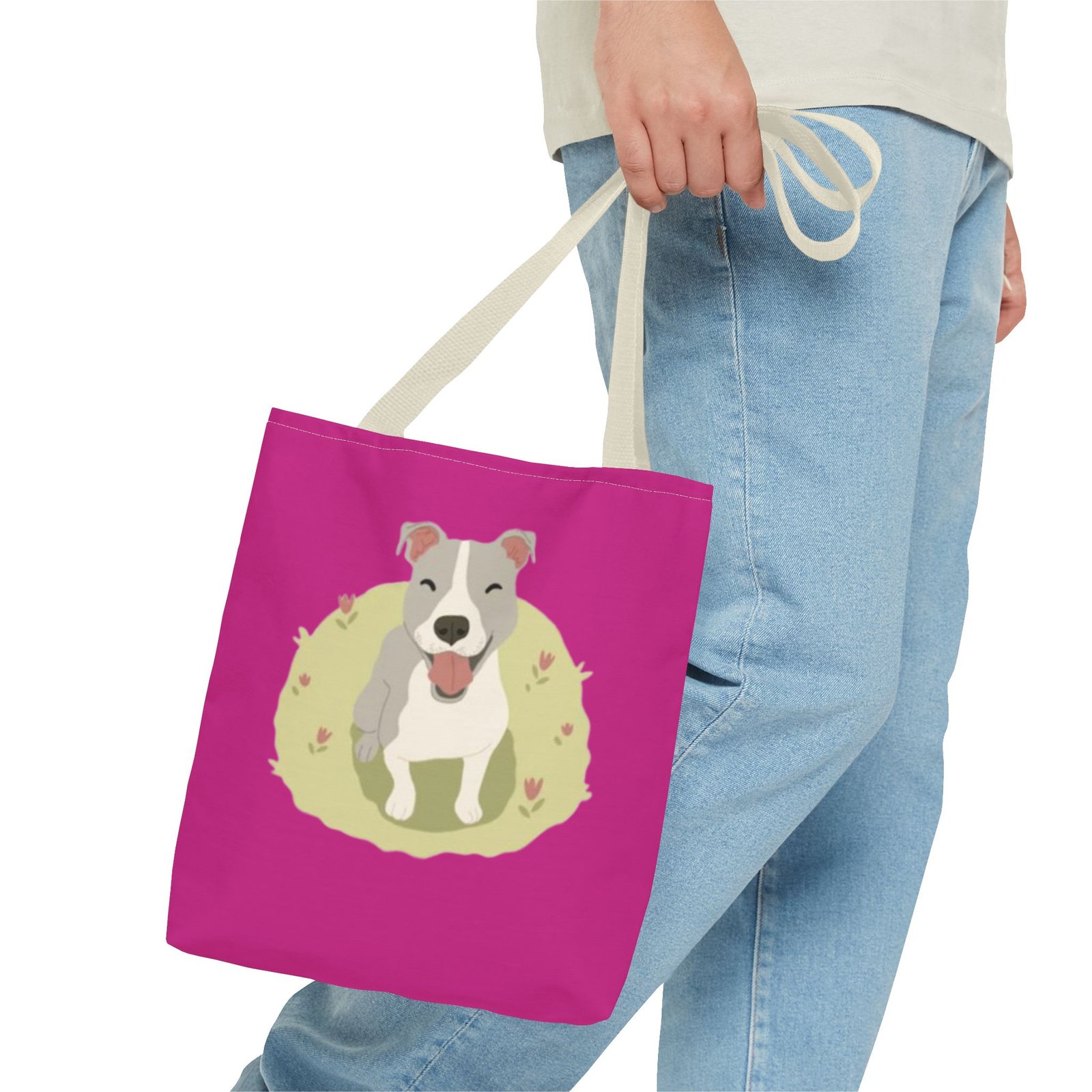 Bull Terrier Tote Bag - Stylish Dog Lover's Accessory - Image 15