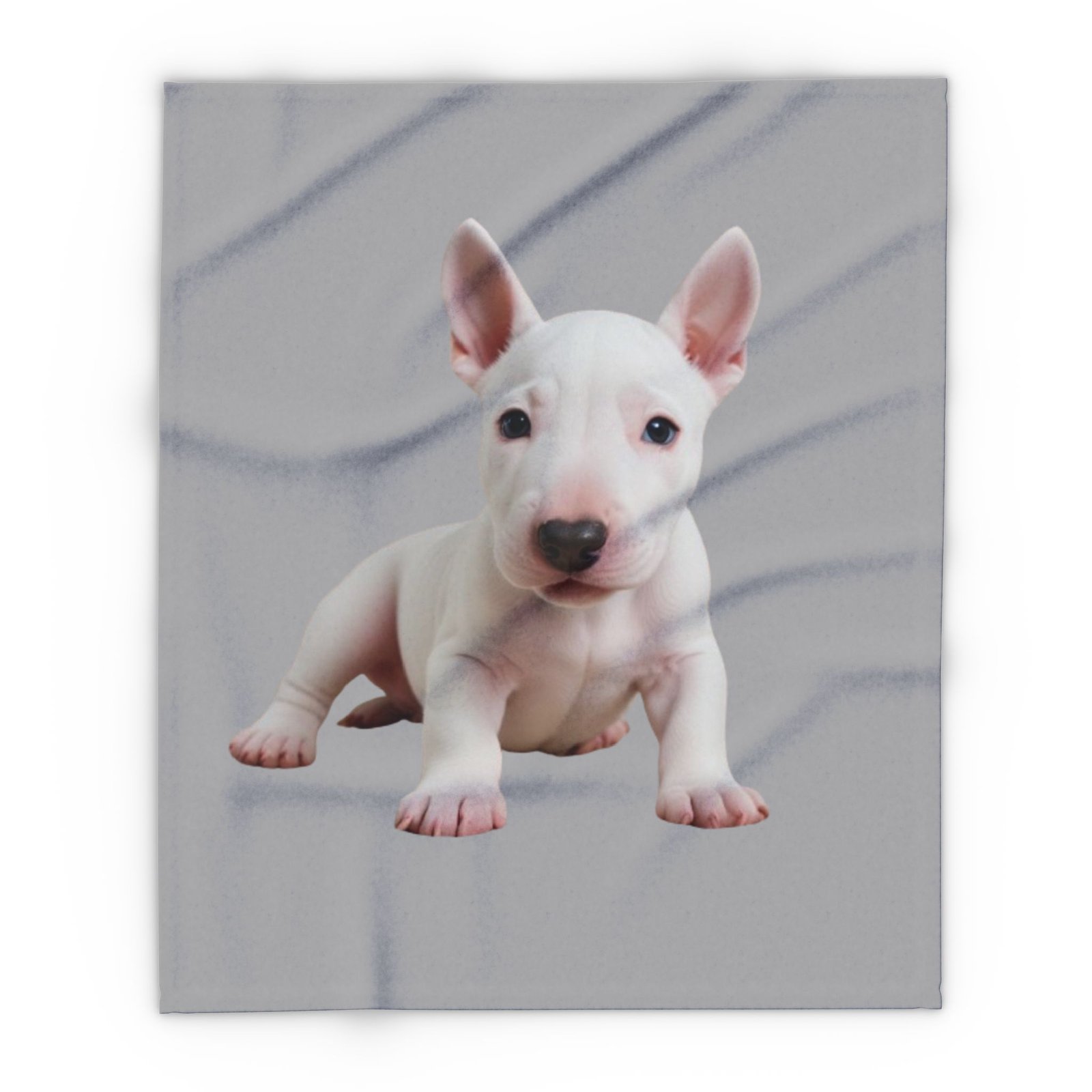 English Bull Terrier Puppy Arctic Fleece Blanket 8 - Image 5