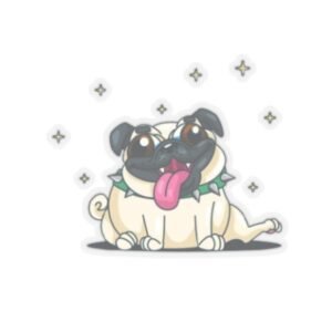 Vibrant Boxer Dog Face Kiss-Cut Stickers, Pet Lover Decor, Laptop Decals, Car Stickers, Animal Graphics, Gift for Dog Owners