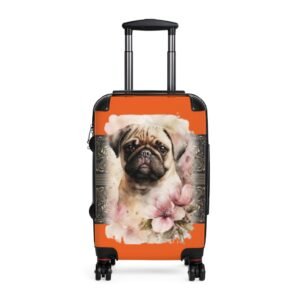 Rottweiler Puppy Design Suitcase - Pet Lovers' Travel Luggage