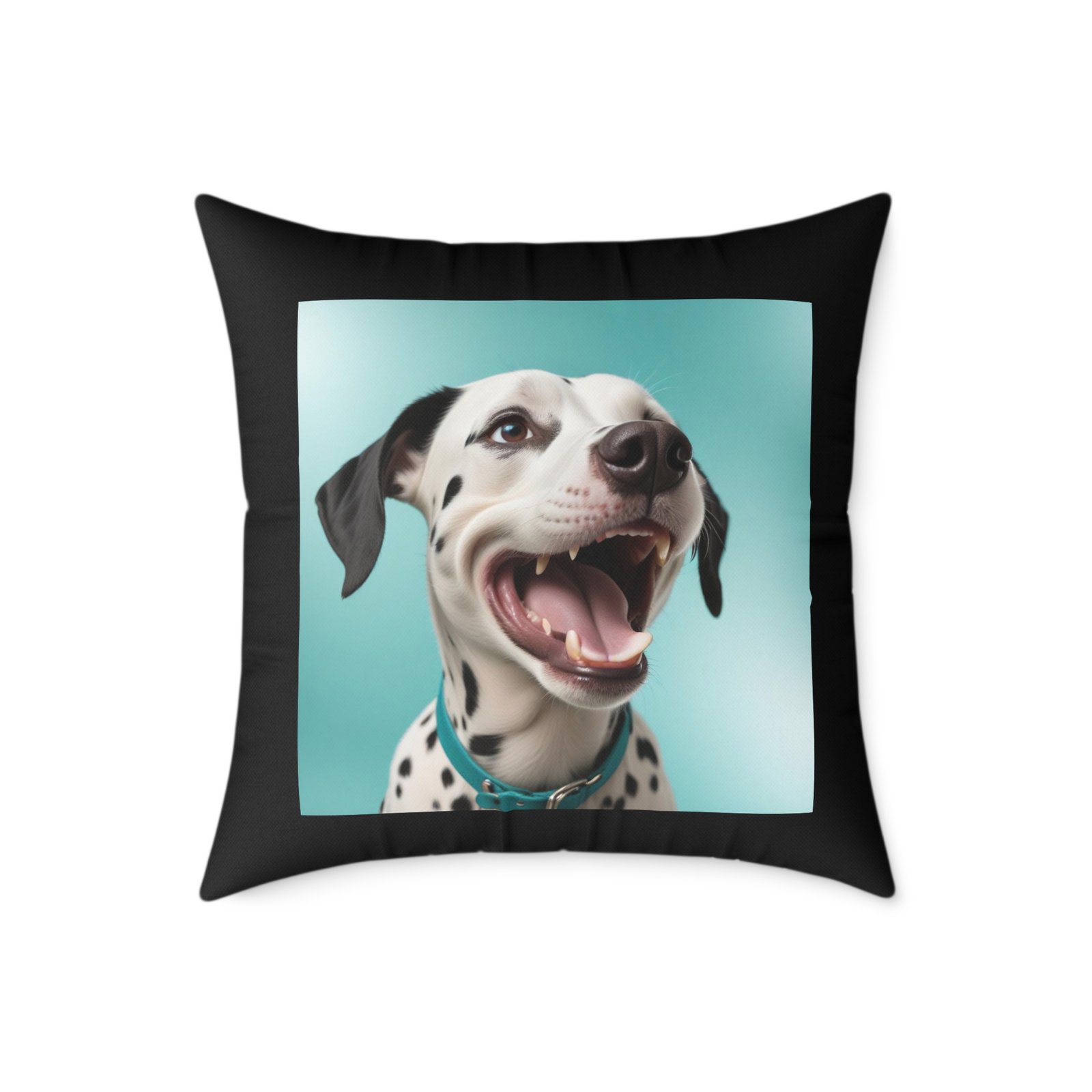 Pet Puppy Dog Dalmatian Square Poly Canvas Pillow Cushion 08 - Image 13