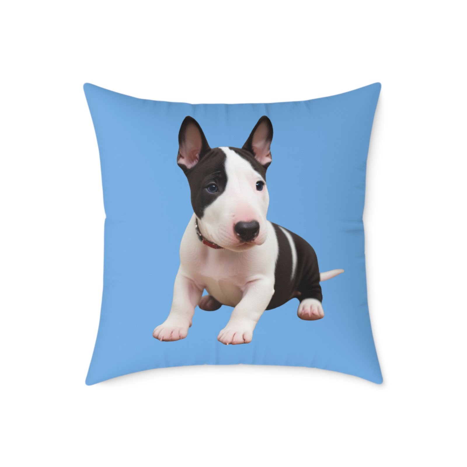 English Bull Terrier Square Poly Canvas Pillow - Image 13