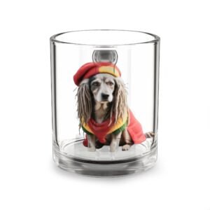 Funny Glass Mug, Pet Lover's Gift, Cute Beverage Container, Dog-Themed Coffee Mug, Perfect for Dog Owners