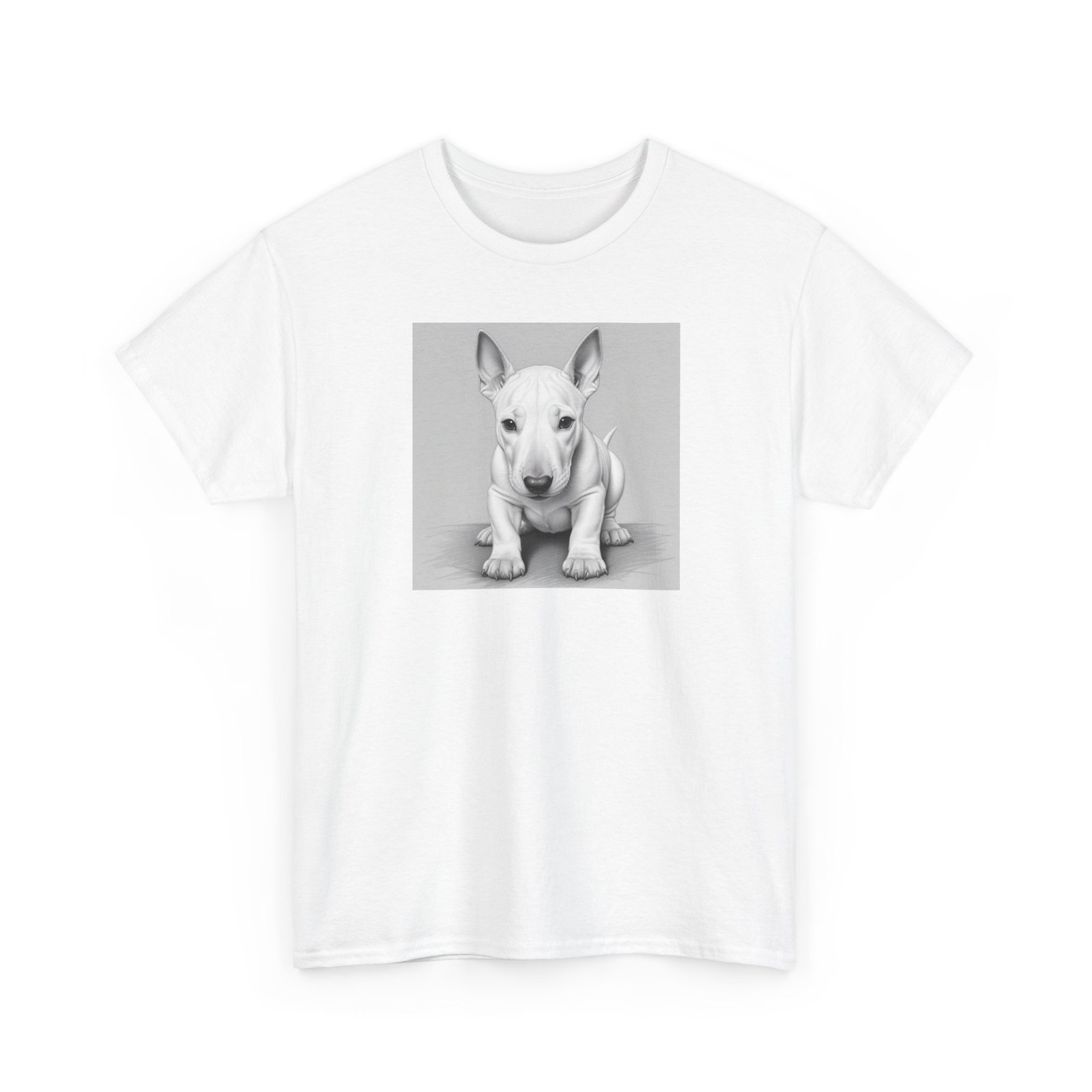 English Bull Terrier Unisex Heavy Cotton Tee - Image 3