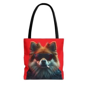 Pomeranian Stylish Dog Tote Bag, Trendy Pet Lover Gift, Funky Beach Bag, Cute Tote for Dog Owners, Fun Shopping Bag