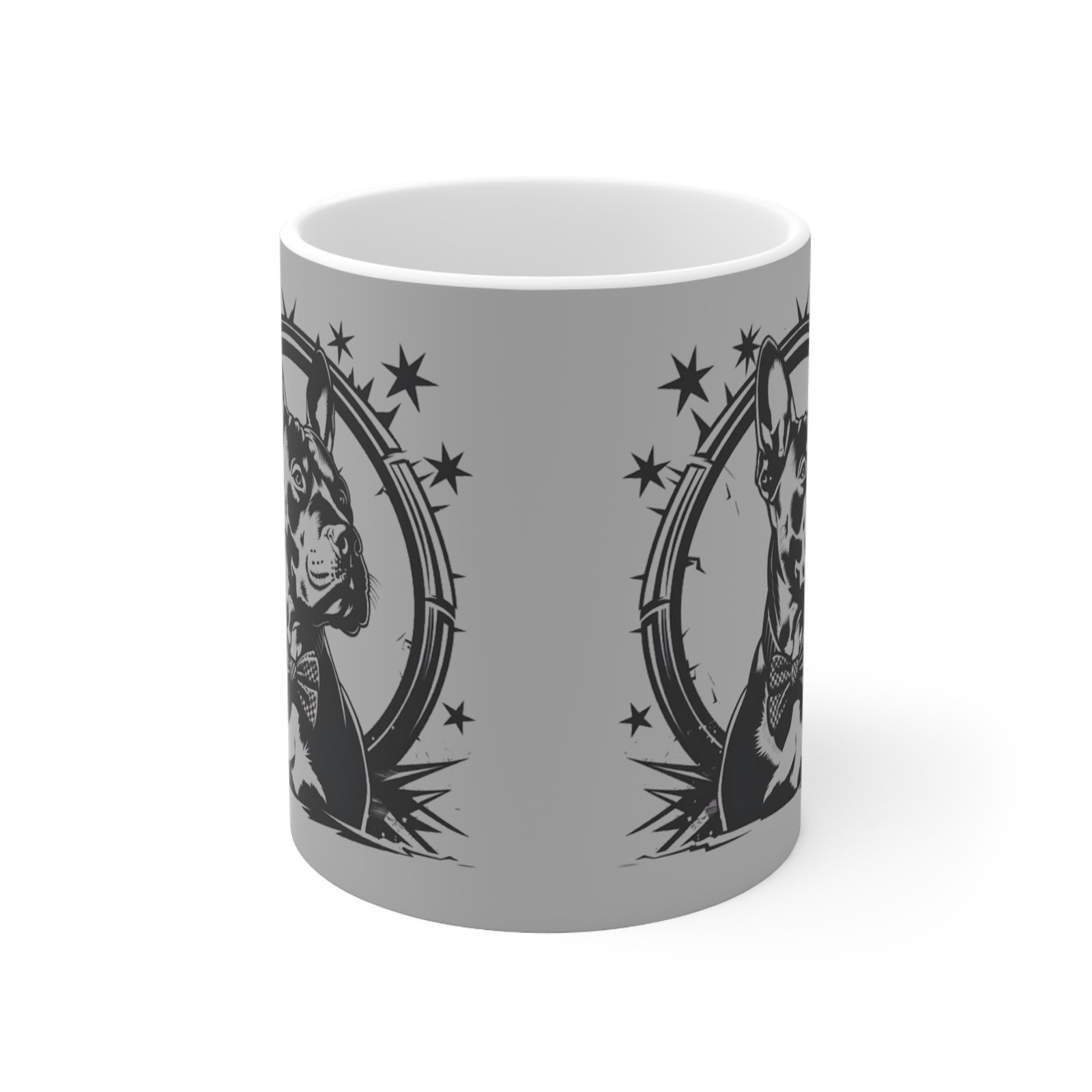 Bull Terrier Ceramic Coffee Cups, 11oz, 15oz