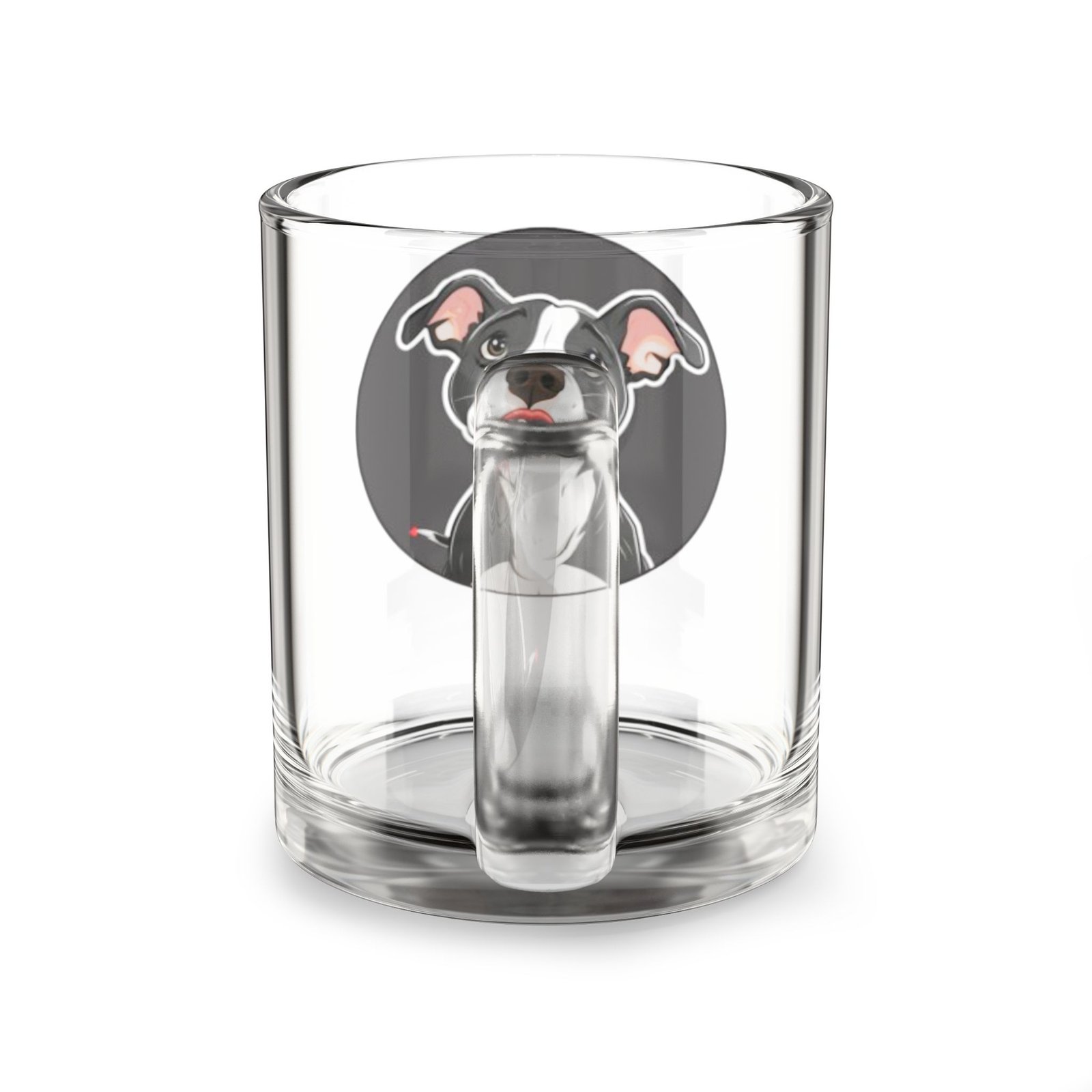 Glass Mug, Pet Lover's Gift, Cute Beverage Container, Dog-Themed Coffee Mug, Perfect for Dog Owners - Image 3