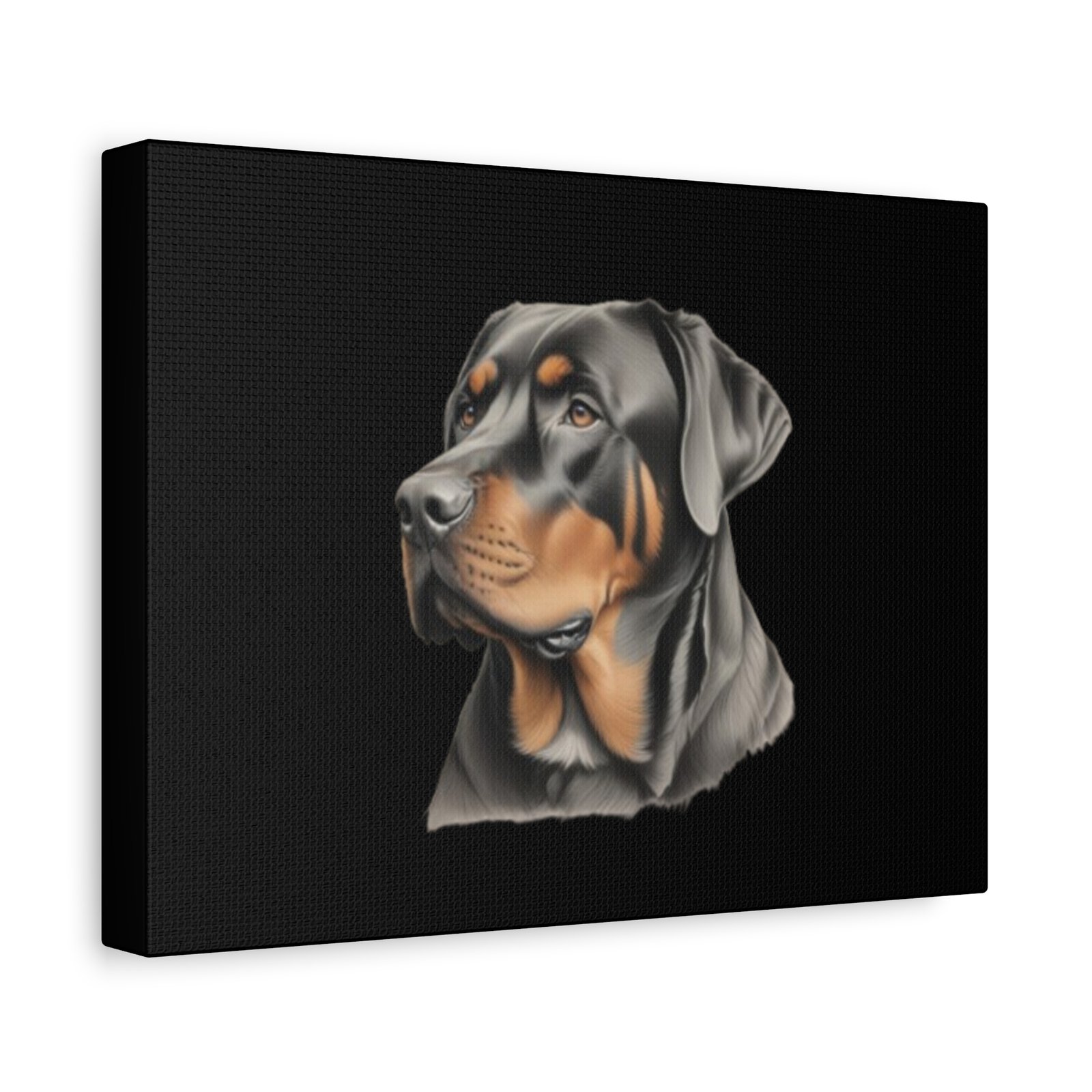 Rottweiler Dog Canvas Art - 1.25" Stretched Matte Print for Pet Lovers - Image 6