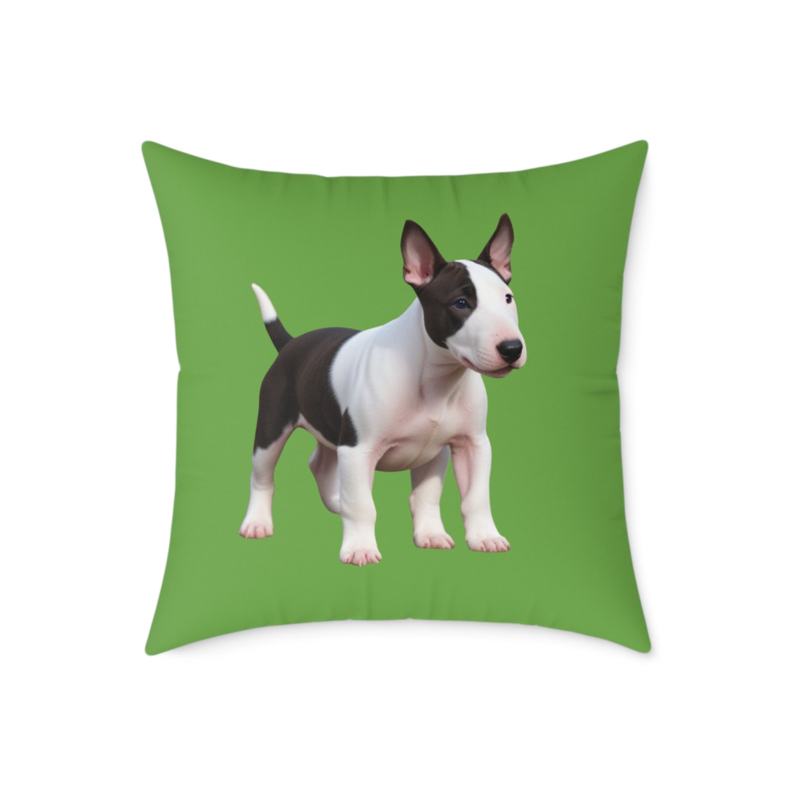 English Bull Terrier Square Poly Canvas Pillow - Image 13
