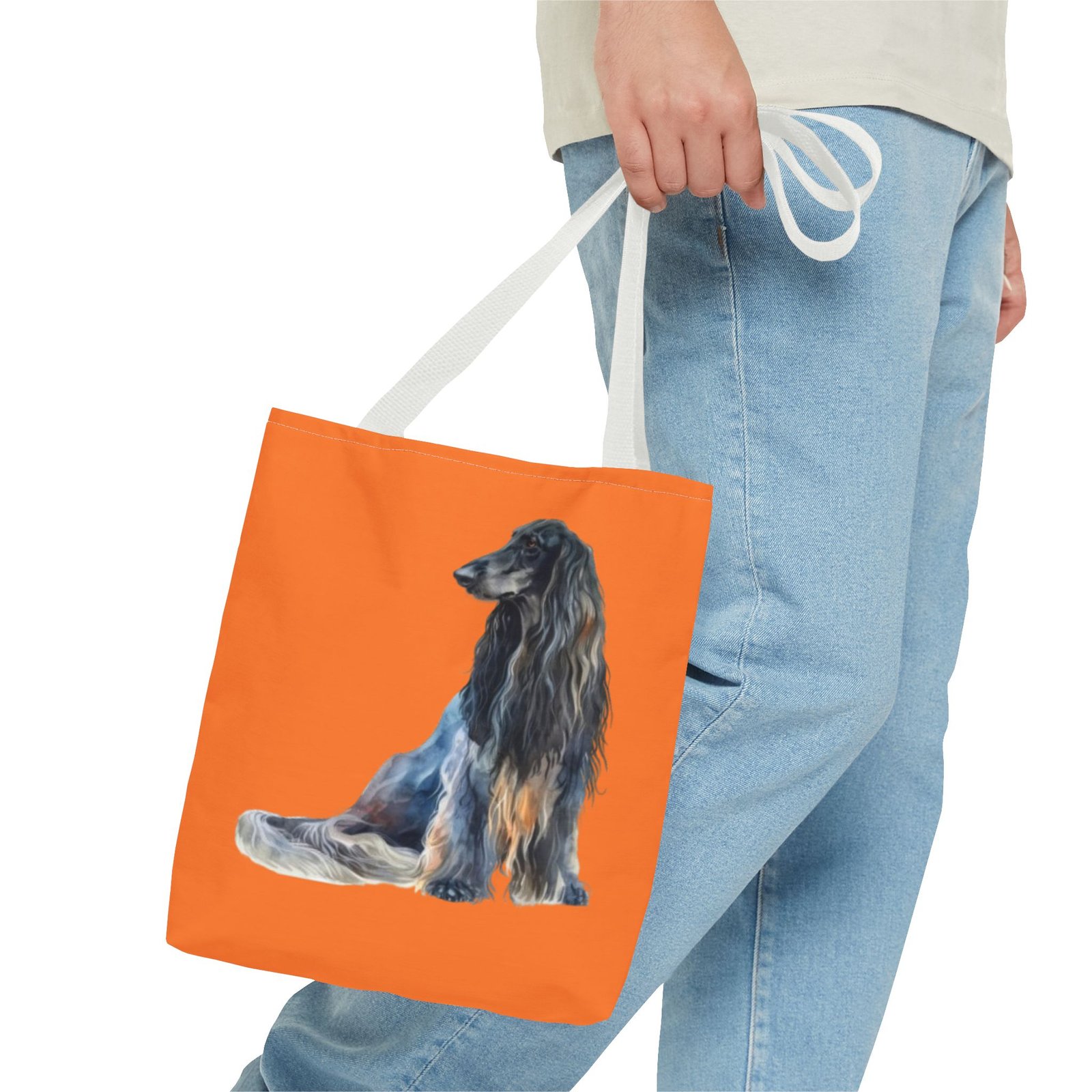 Afghan Hound Dog Pet Lover Tote Bag - Stylish Dog Lover's Accessory - Image 11