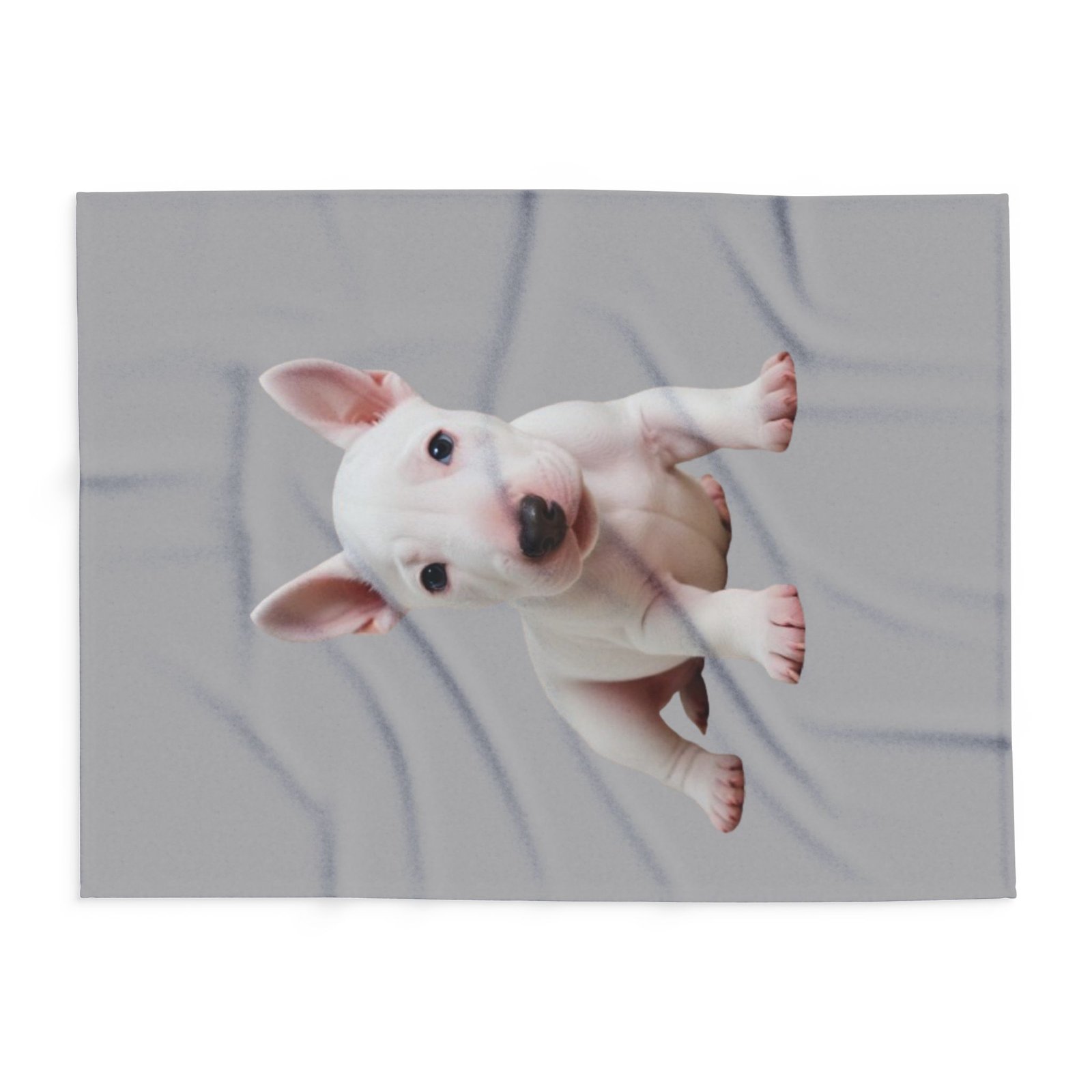 English Bull Terrier Puppy Arctic Fleece Blanket 8 - Image 10