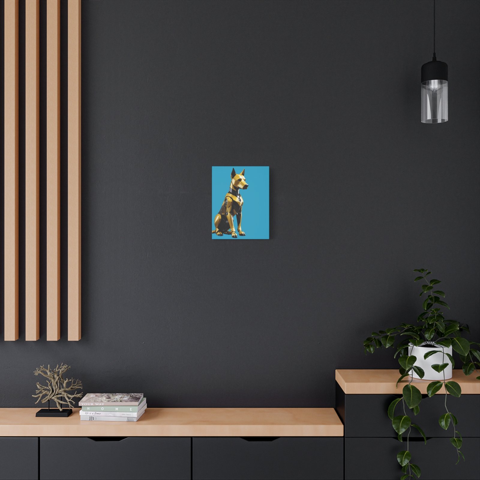 Robot Dog Art Canvas Print - Modern Home Decor - Image 4