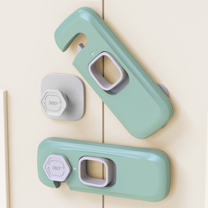 Home Refrigerator Lock Fridge Freezer Door Catch Lock Toddler Kids Child Cabinet Safety Lock For Baby Safety Child Lock - Image 2