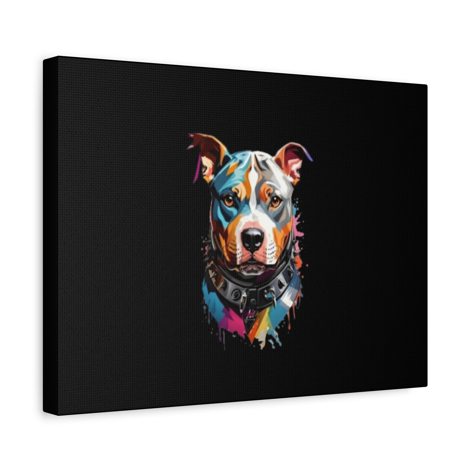 Bull Terrier Dog Canvas Art - 1.25" Stretched Matte Print for Pet Lovers - Image 14