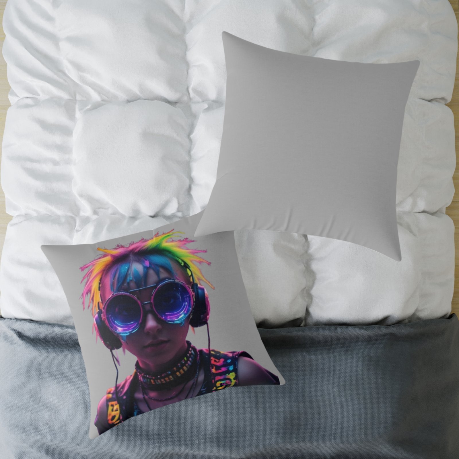 Crazy Square Poly Canvas Pillow - Image 20
