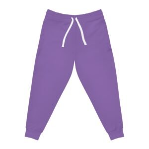 Evokes Brand Blue Geometric Athletic Joggers for Active Lifestyle