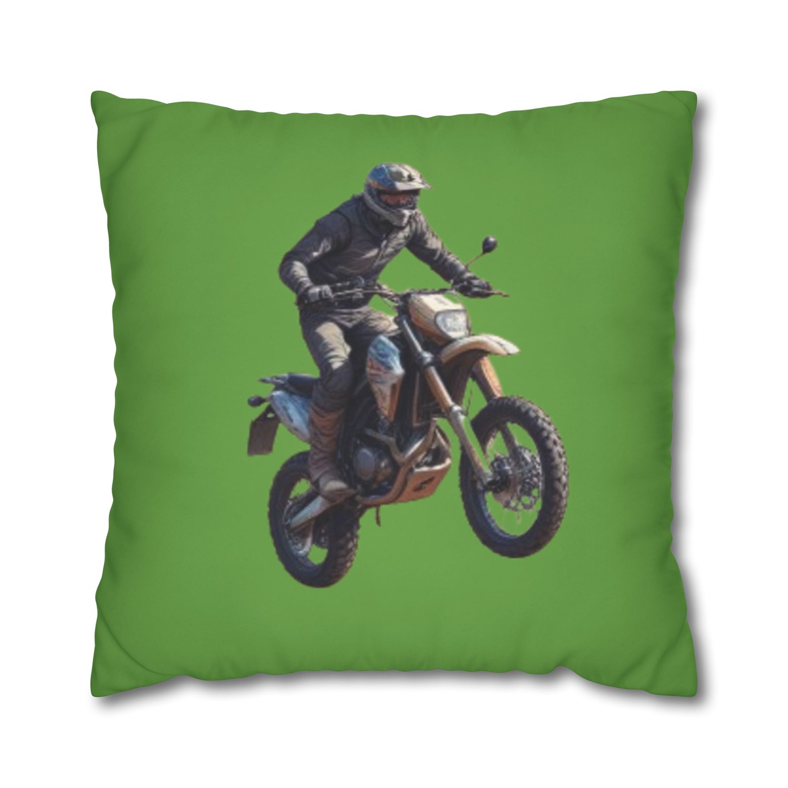 Scrambling Bikes Square Poly Canvas Pillowcase - Image 17