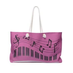 Piano Pattern Stylish Women Weekender Bag