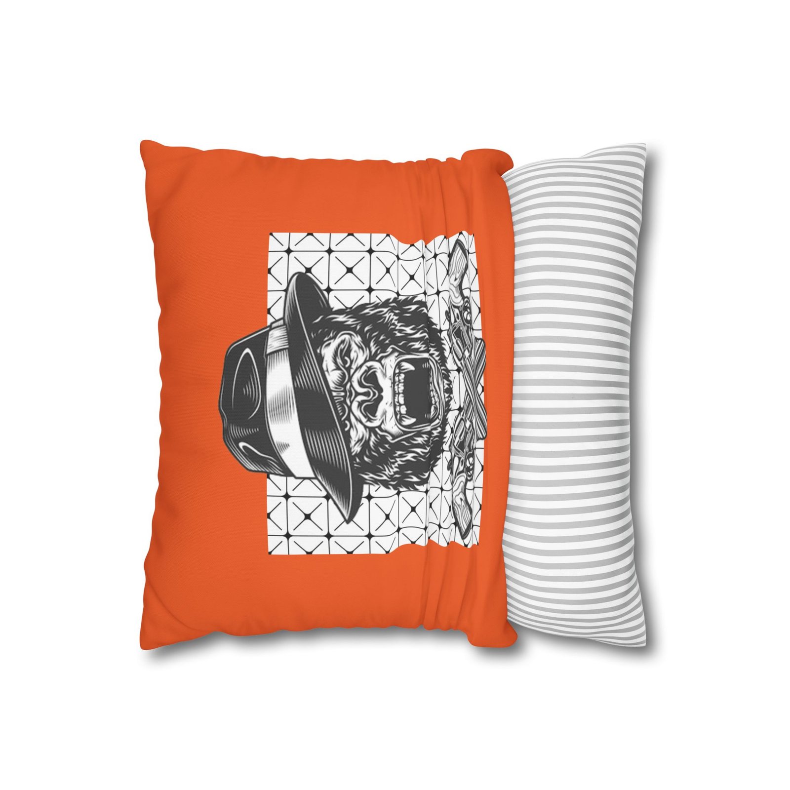 Gangster Square Poly Canvas Pillowcase - Image 2
