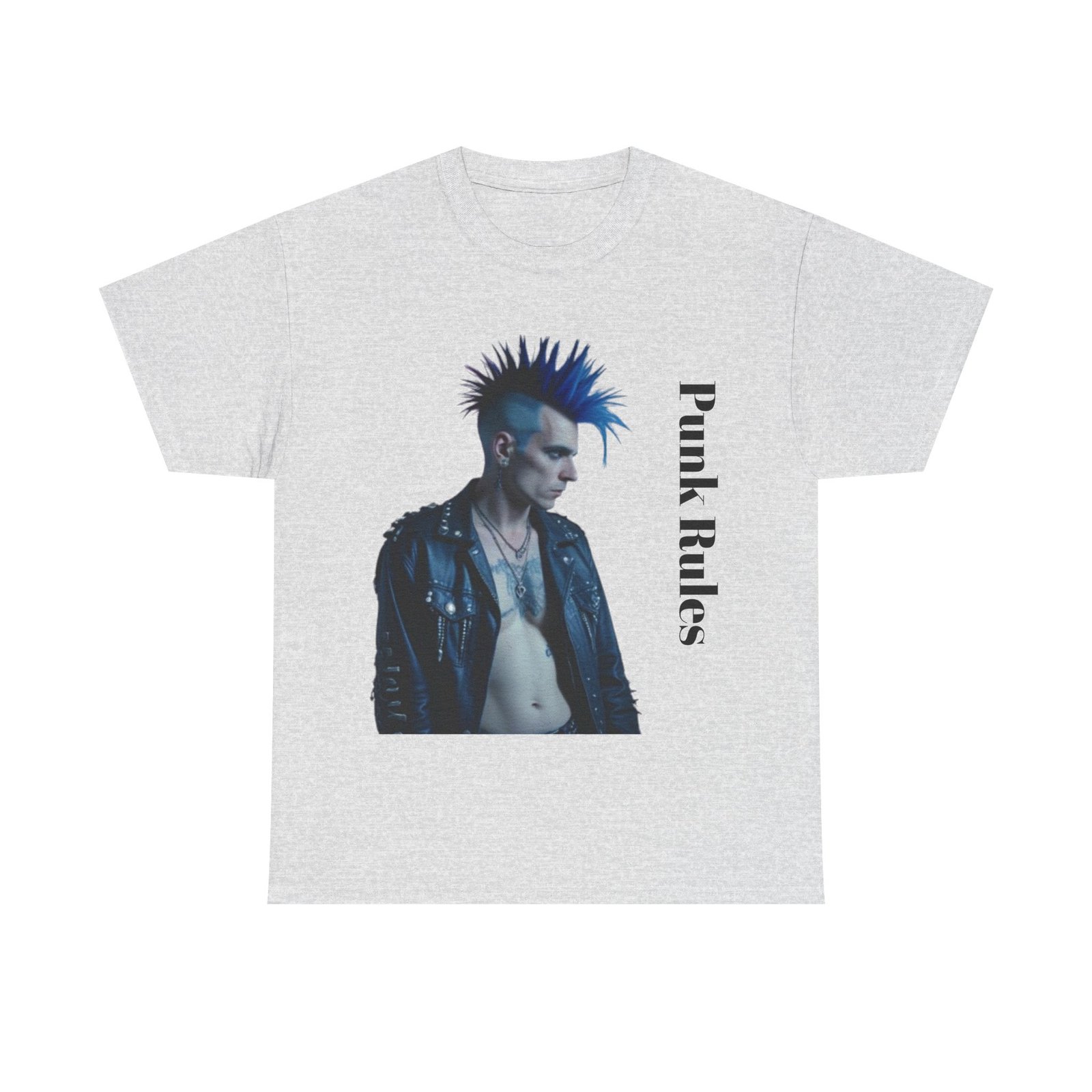 Punk Mother Daughter Father Son Grandparents Grandkids Matching Unisex Heavy Cotton Tee - Image 5