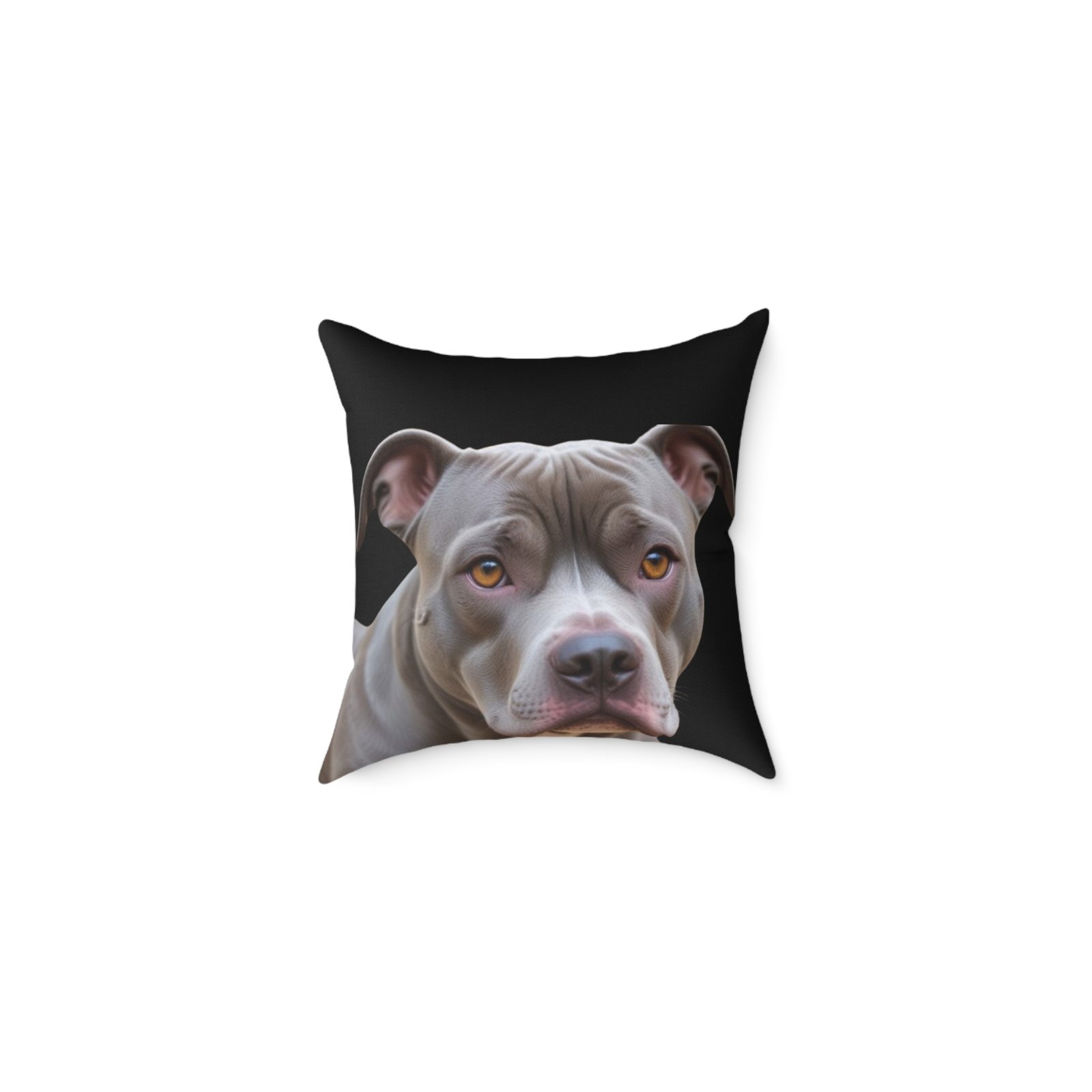 Staffordshire Bull Terrier Square Poly Canvas Pillow
