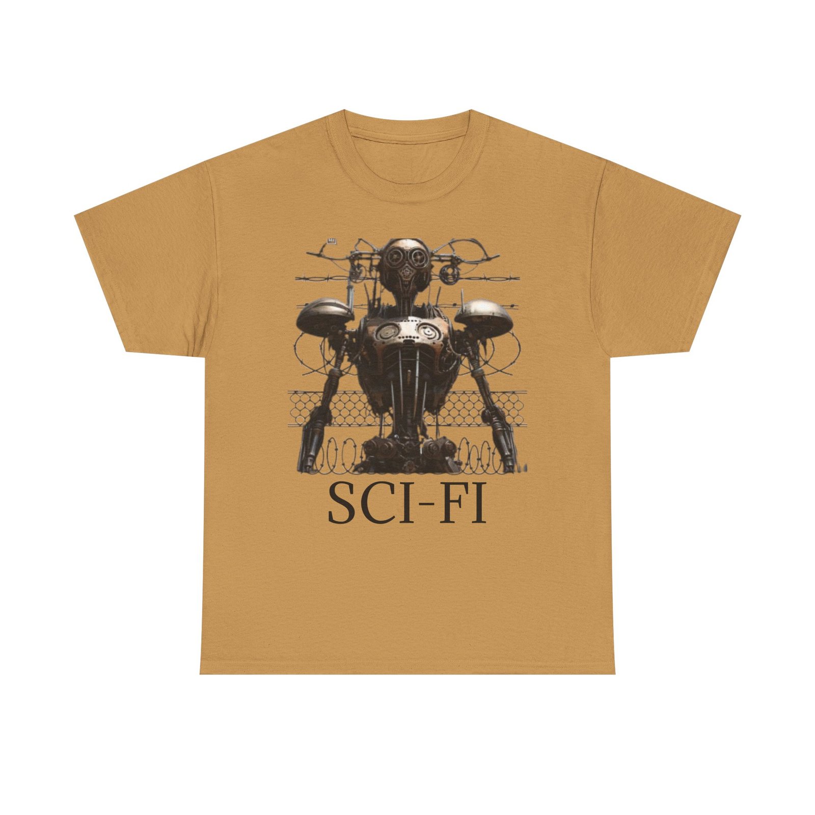 Sci-Fi Robot Futuristic Tee, Unisex Cotton T-Shirt, Geeky Clothing, Perfect Gift for Sci-Fi Lovers, Casual Wear, Unique Graphic Tee - Image 25