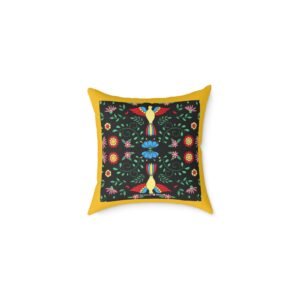 Mexico Square Poly Canvas Pillow