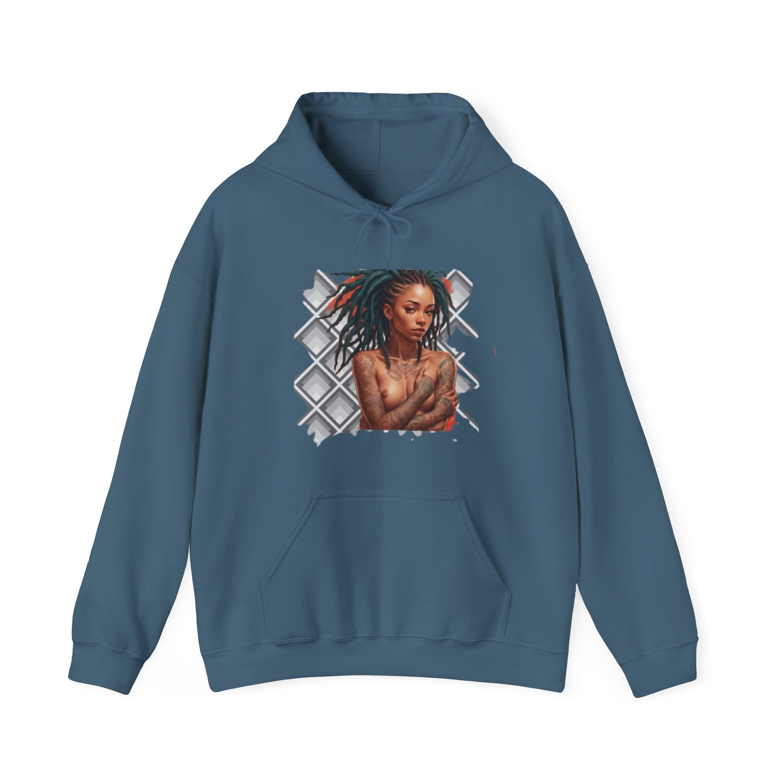 Dreadlocks Unisex Heavy Blend™ Hooded Sweatshirt - Image 49
