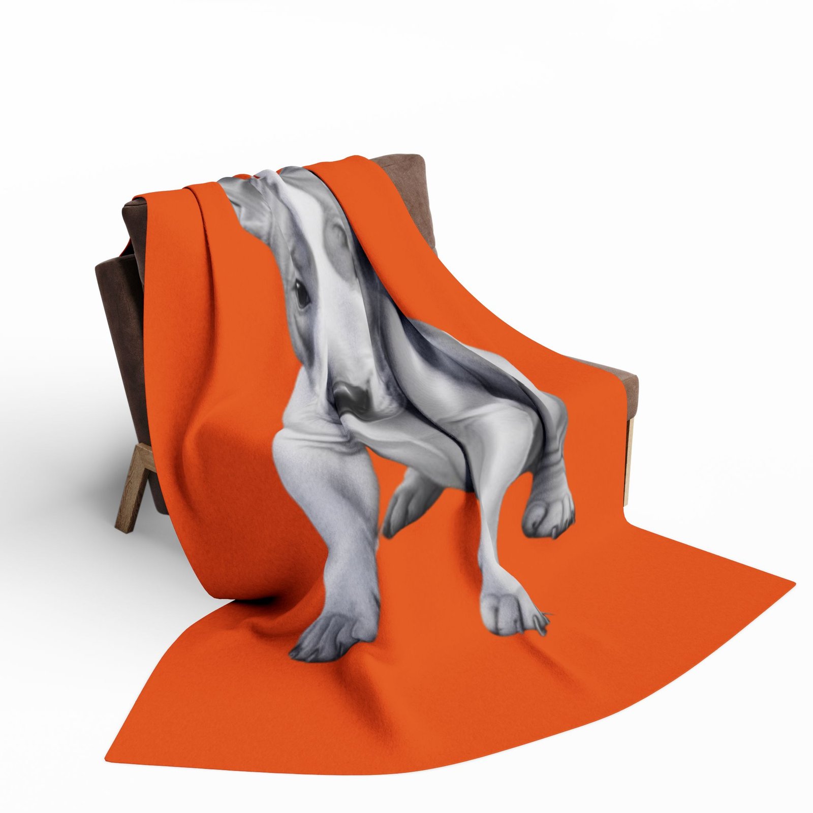 English Bull Terrier Puppy Arctic Fleece Blanket 62 - Image 12