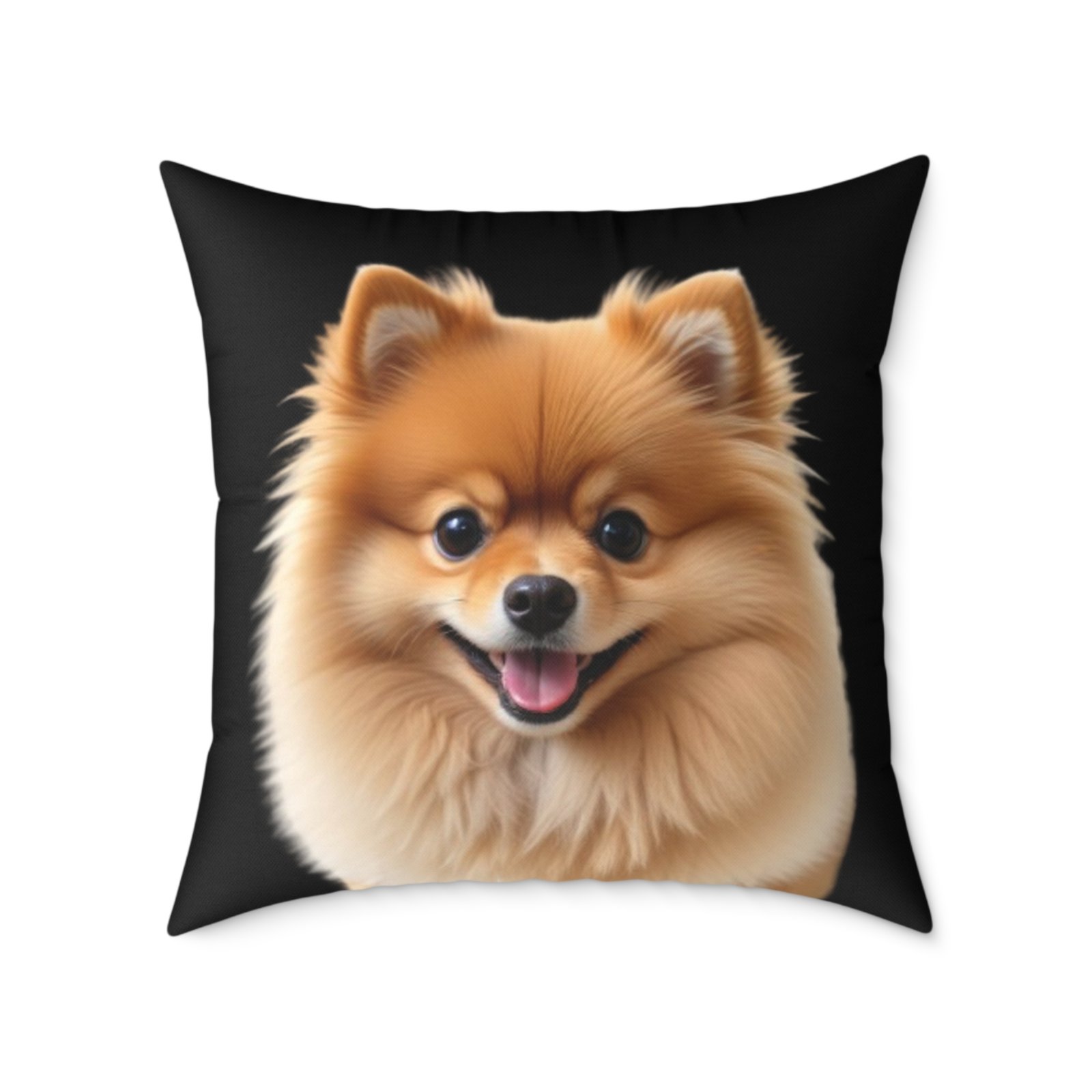 Pomeranian Dog Square Poly Canvas Pillow - Image 17