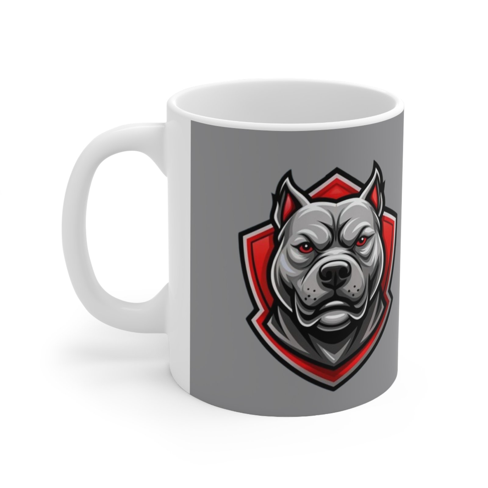 Bull Terrier Ceramic Coffee Cups, 11oz, 15oz - Image 2