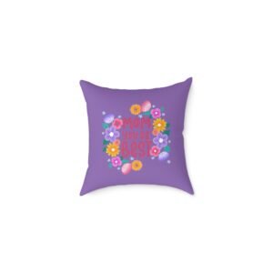 Best Mum Square Poly Canvas Pillow
