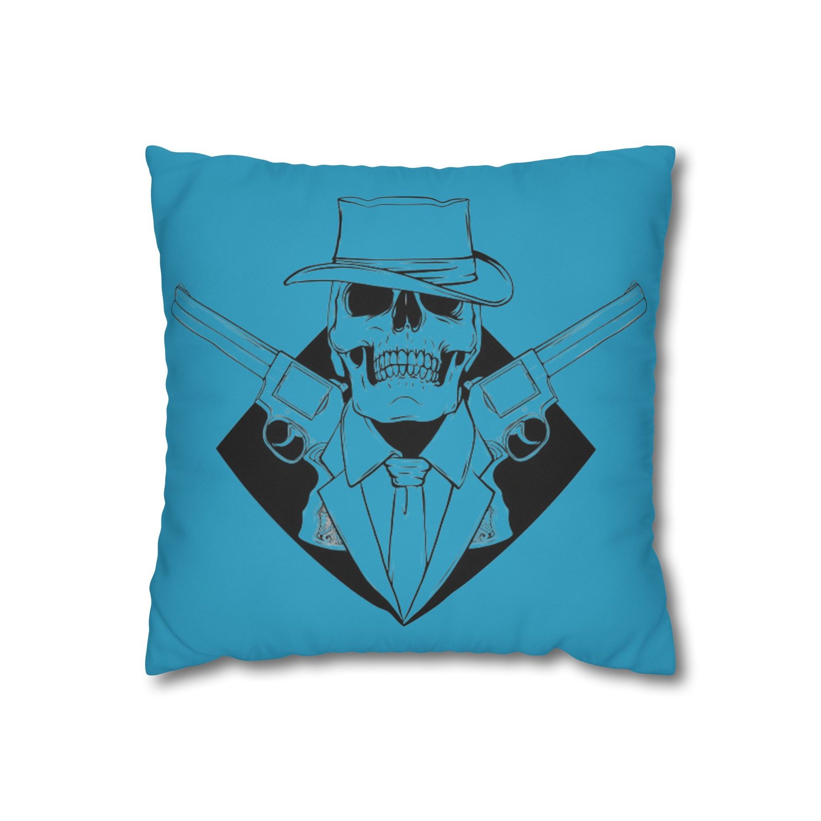 Gangster Square Poly Canvas Pillowcase