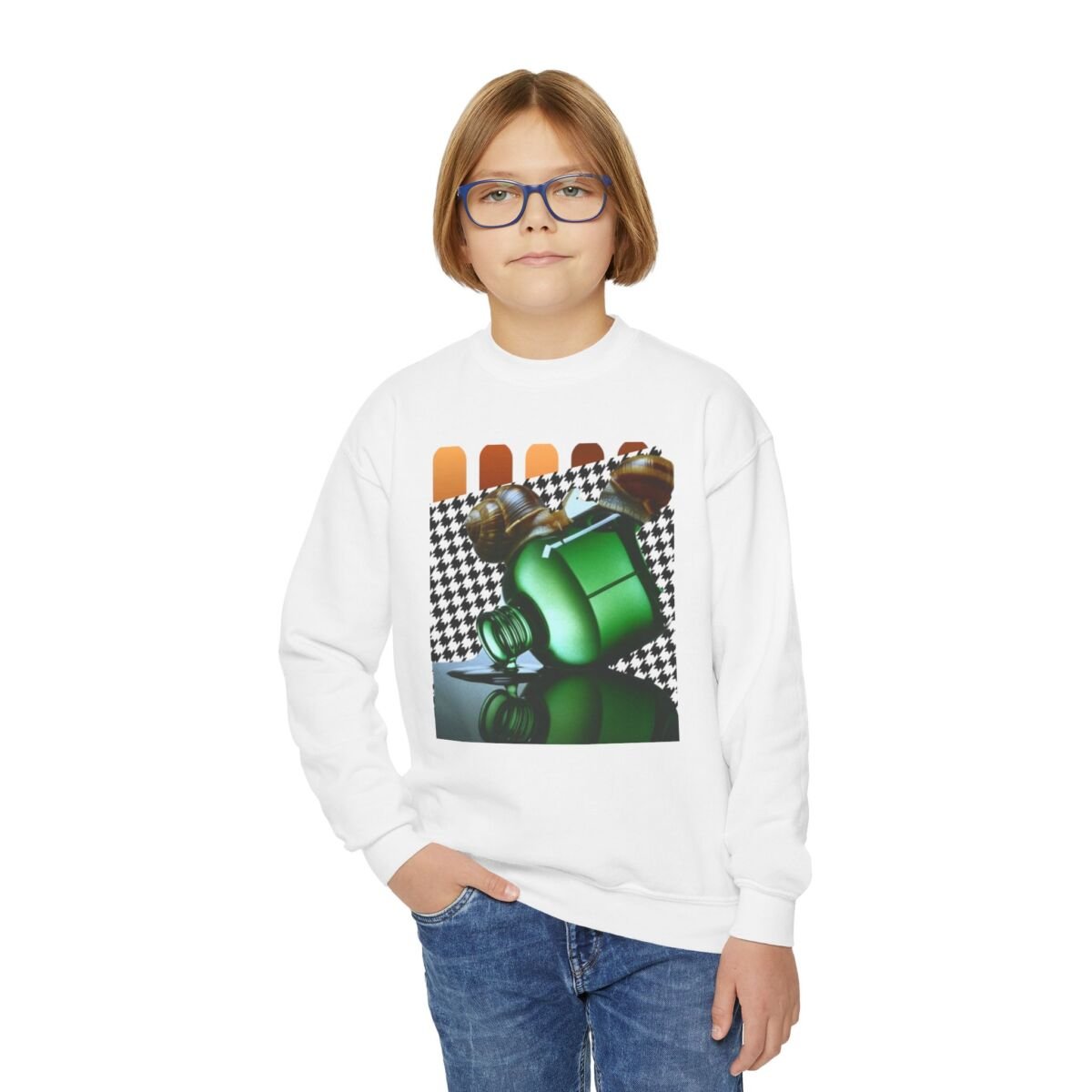 Another Level Brand Youth Crewneck Sweatshirt - Image 7