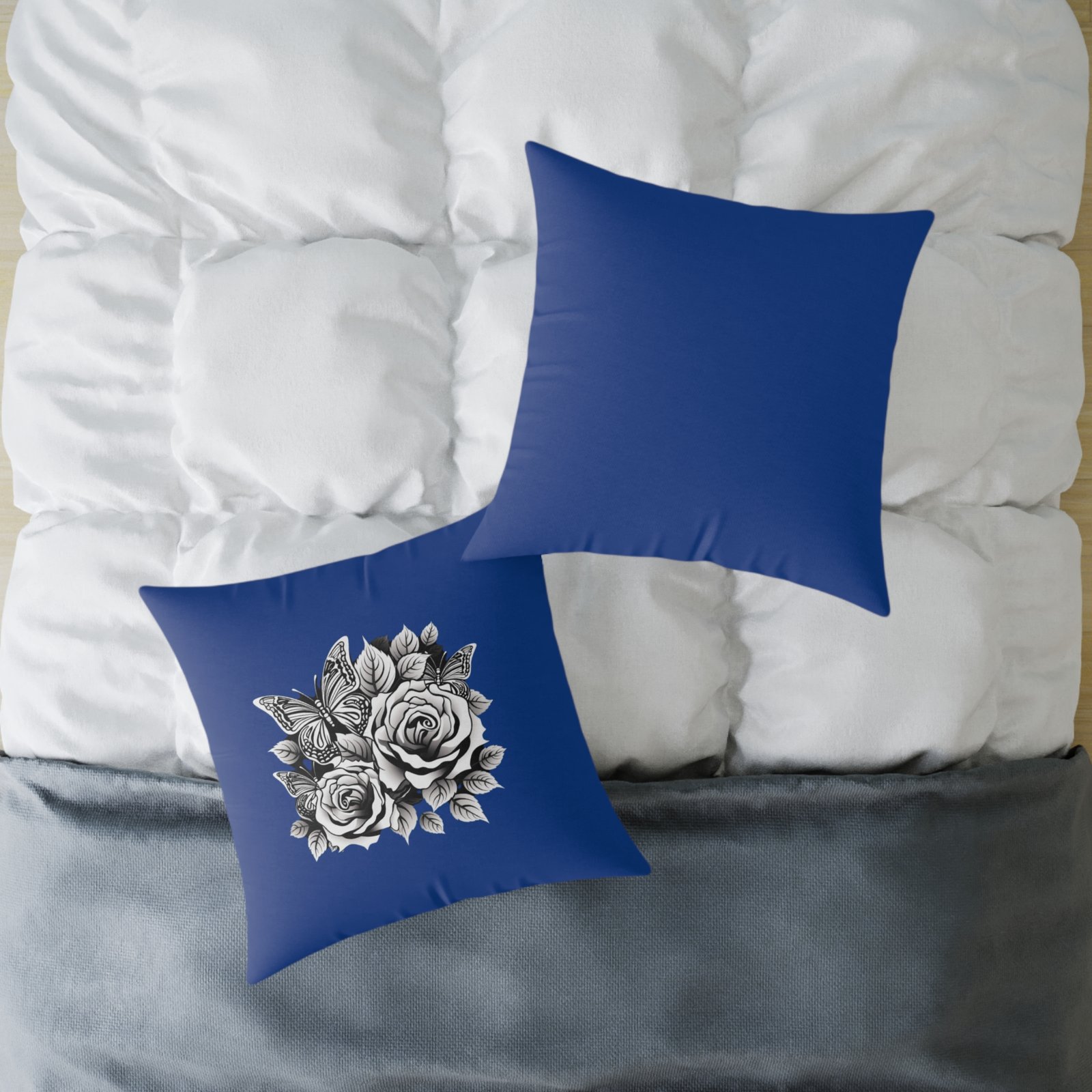 Butterfly Square Poly Canvas Pillow - Image 16