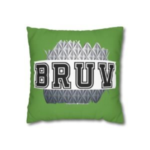 Bruv Square Poly Canvas Pillowcase