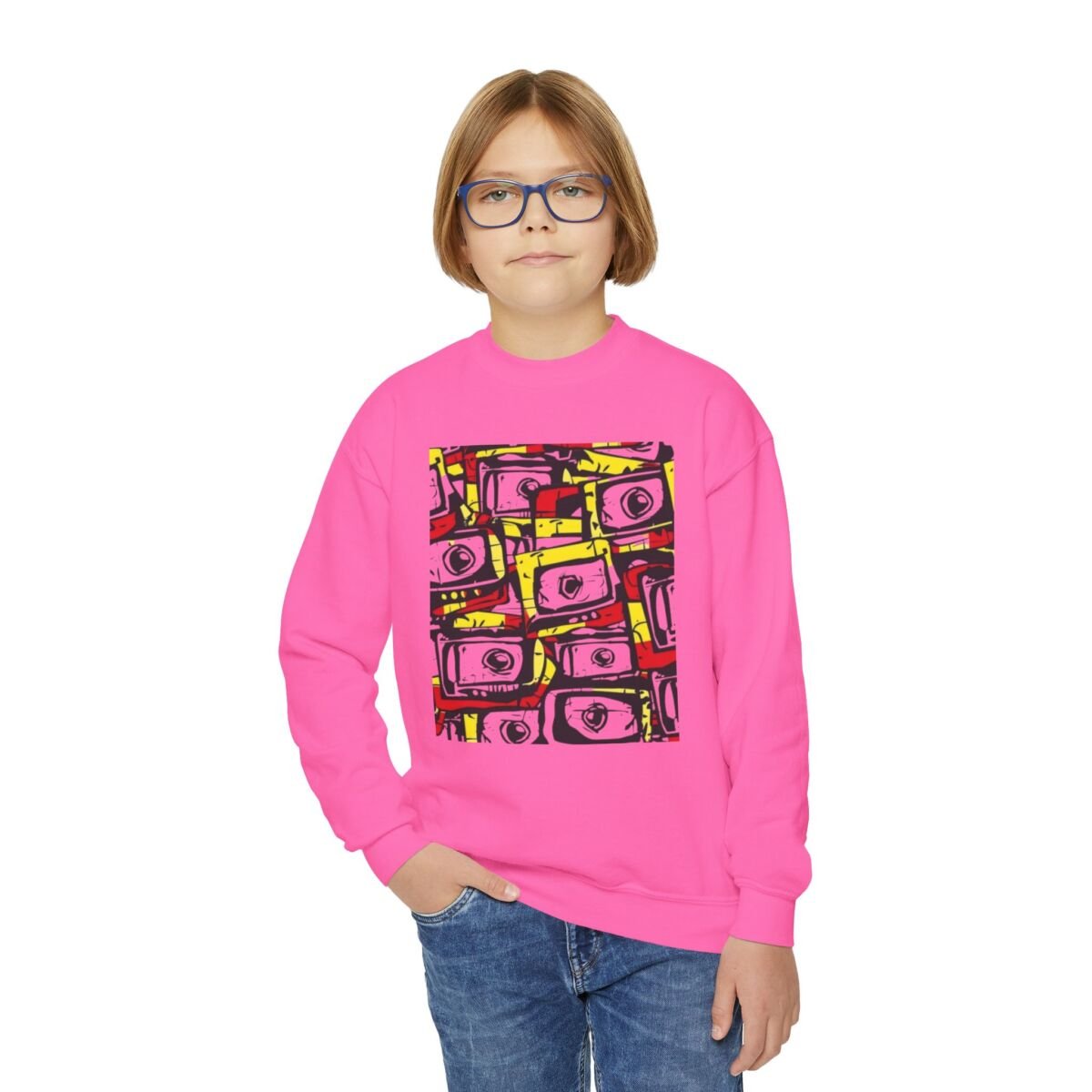 Another Level Brand Youth Crewneck Sweatshirt - Image 7
