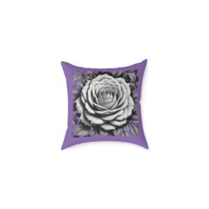 Roses Square Poly Canvas Pillow