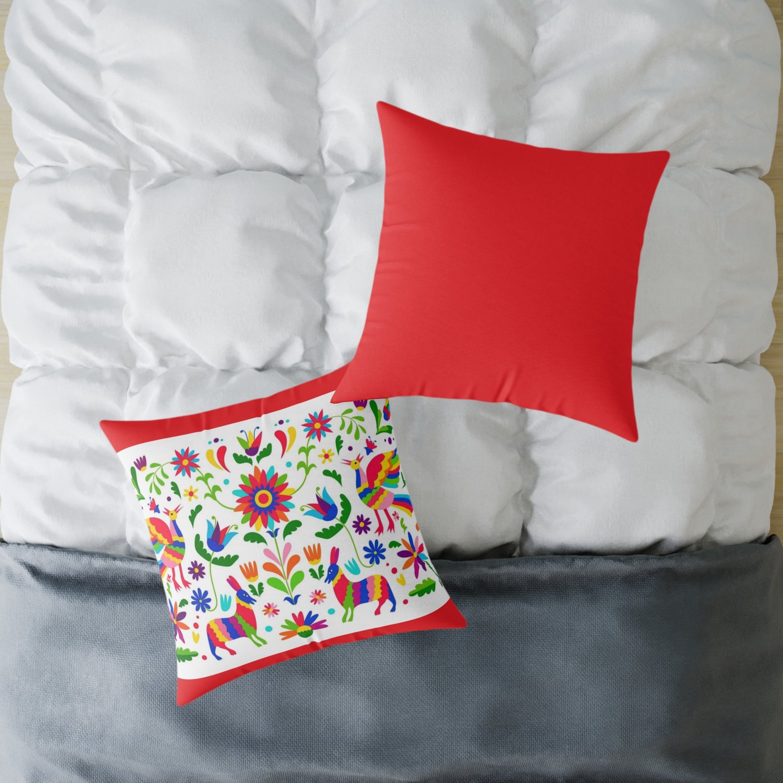 Mexico Square Poly Canvas Pillow - Image 16