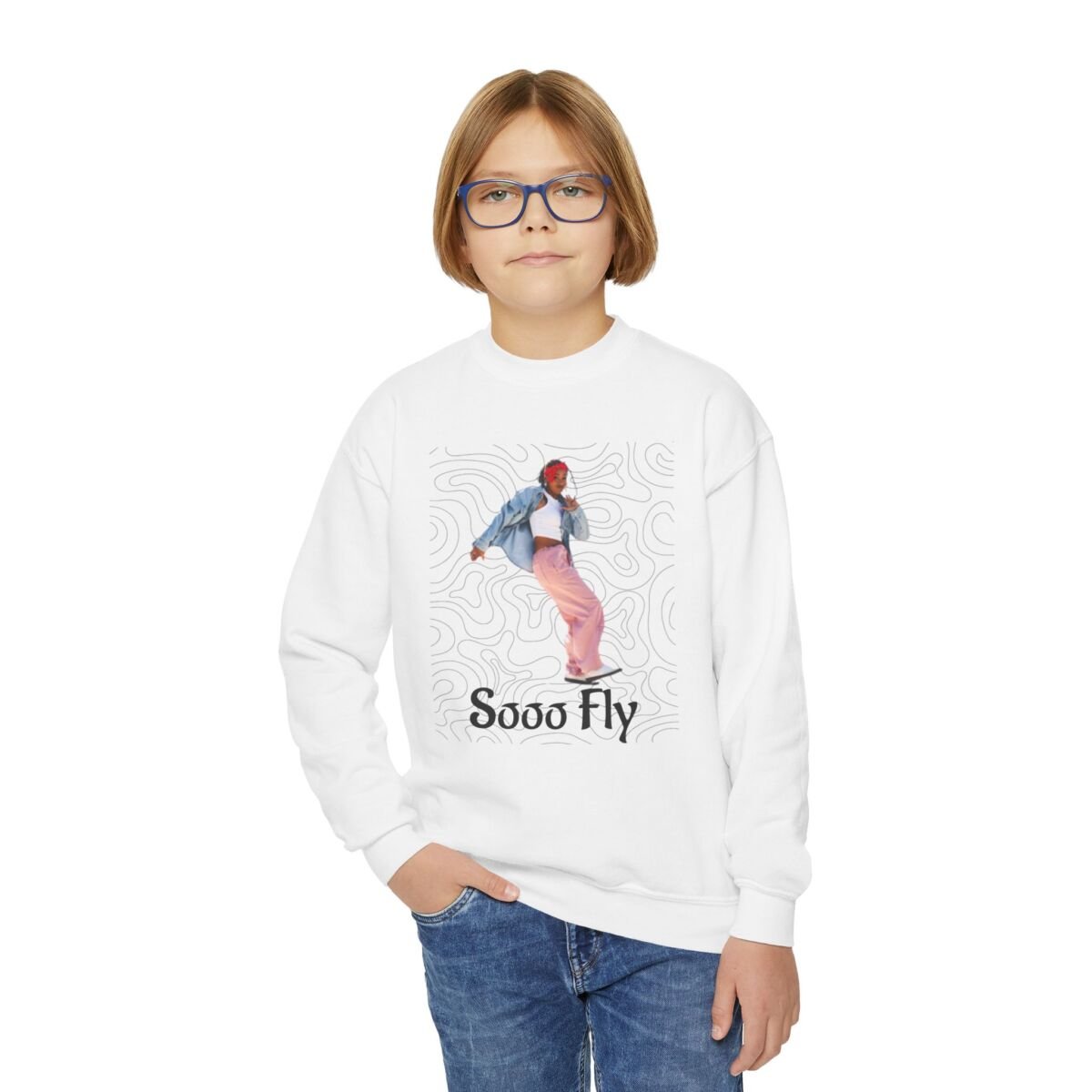 Another Level Brand Youth Crewneck Sweatshirt - Image 11