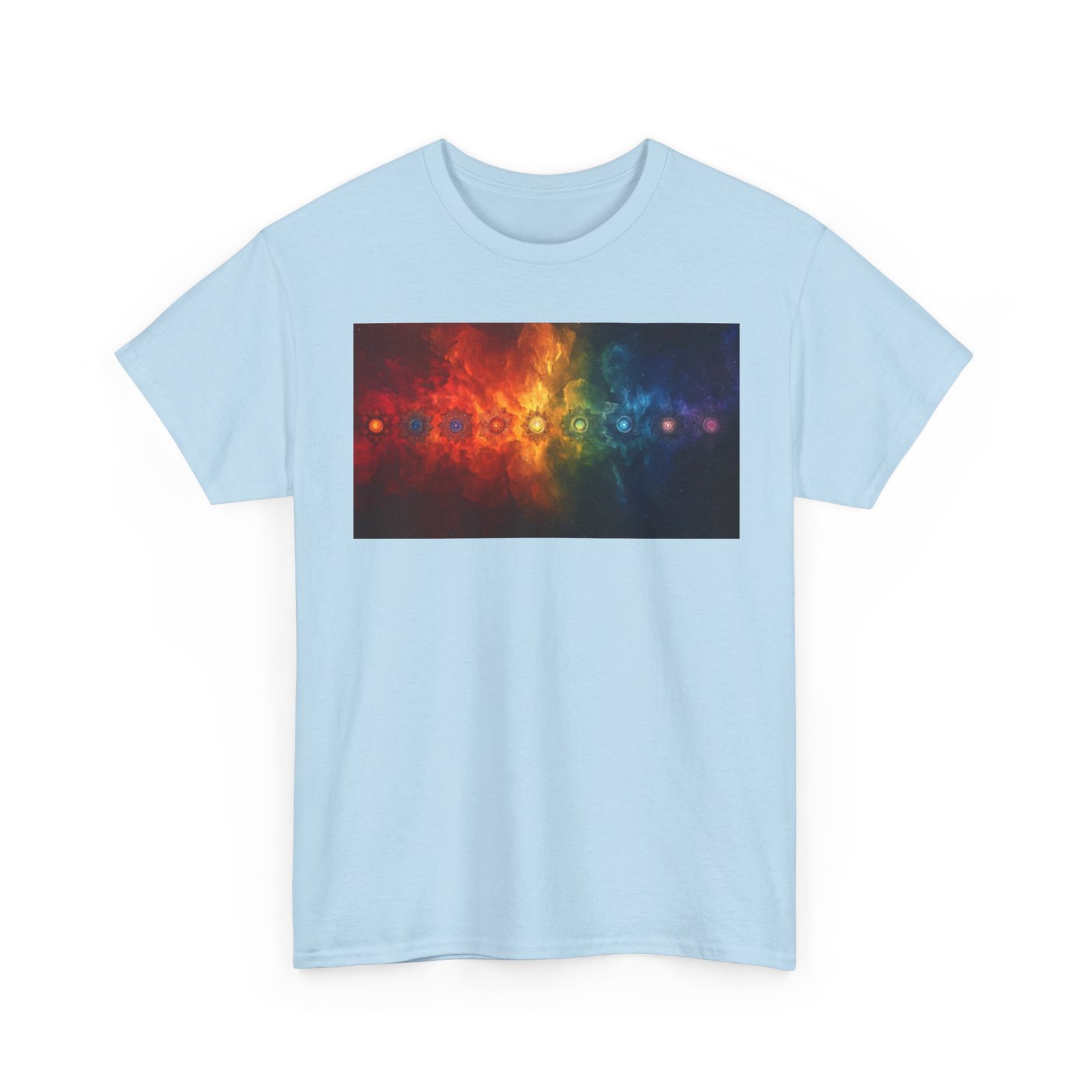 Chakras Yoga Unisex Heavy Cotton Tee - Image 55
