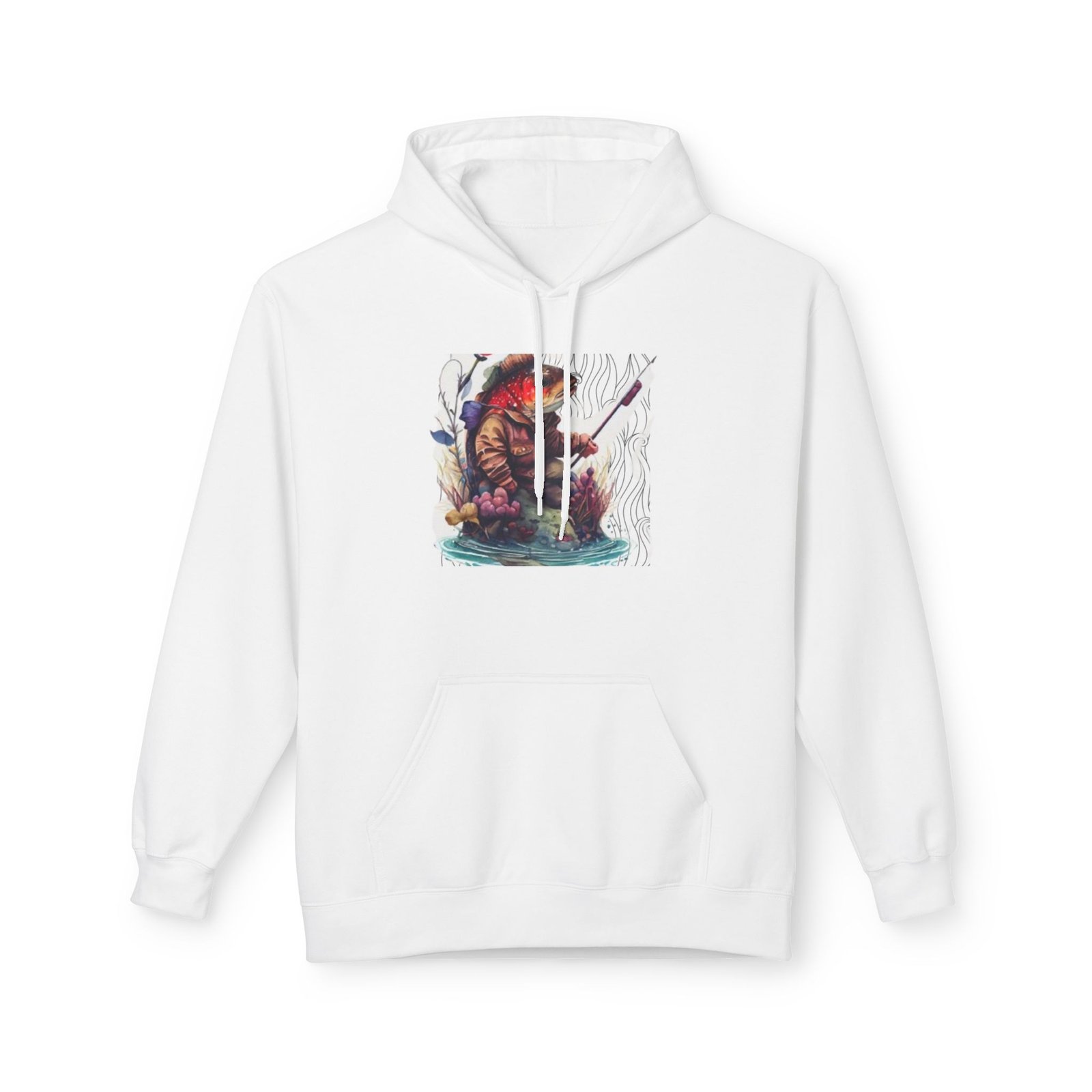 Fishing Adventure Water Sport Fleece Hoodie | Perfect Gift for Anglers, Outdoor Enthusiasts, Fishing Trips, Birthdays, and Summer