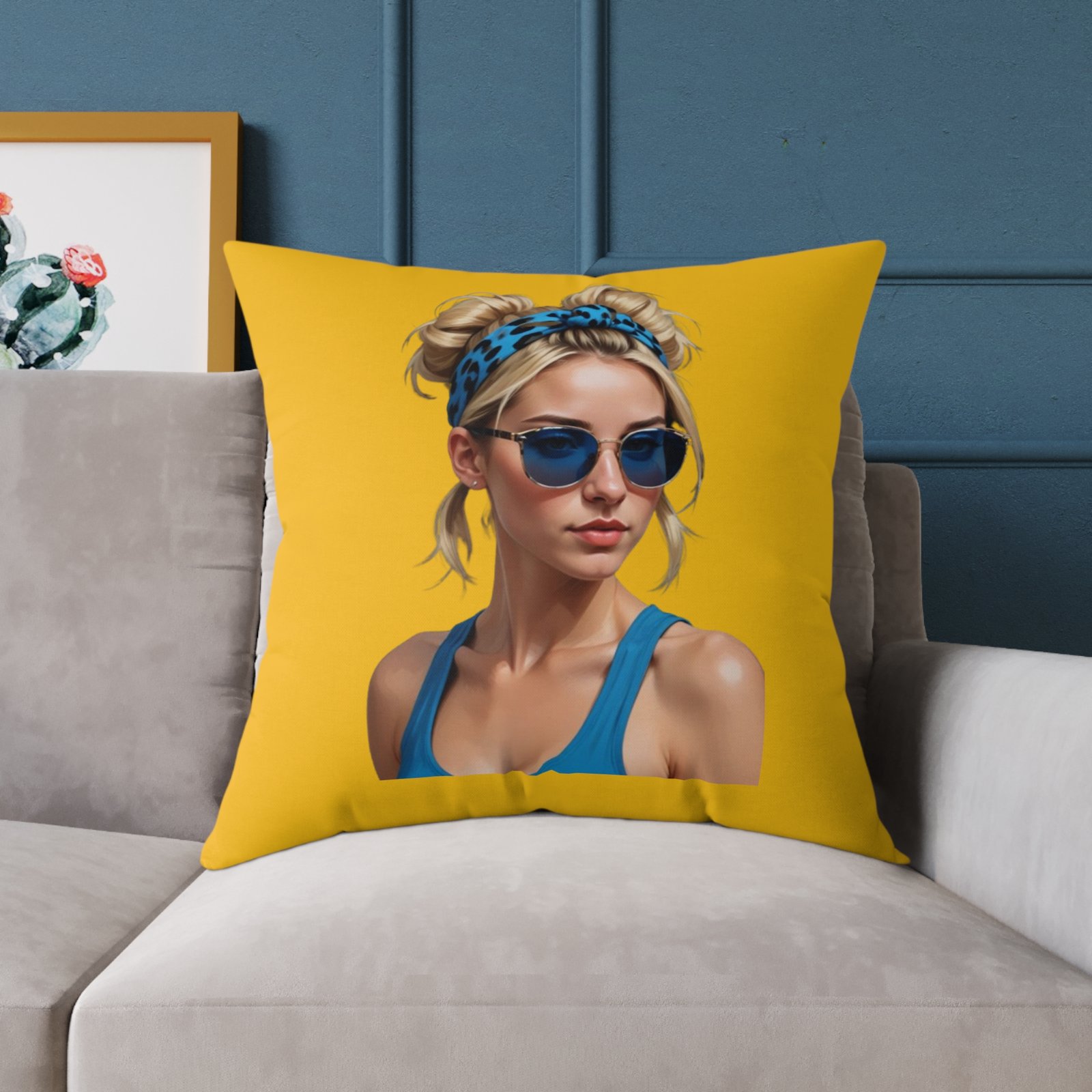 Bella Poly Canvas Pillow - Image 19