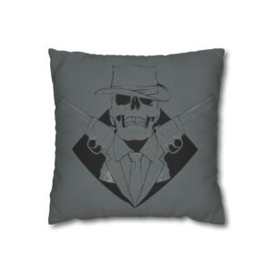 Gangster Square Poly Canvas Pillowcase