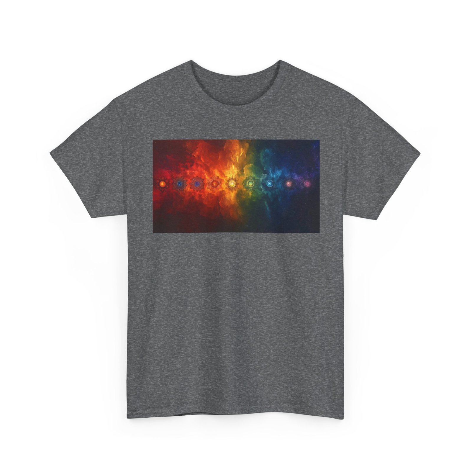 Chakras Yoga Unisex Heavy Cotton Tee - Image 51